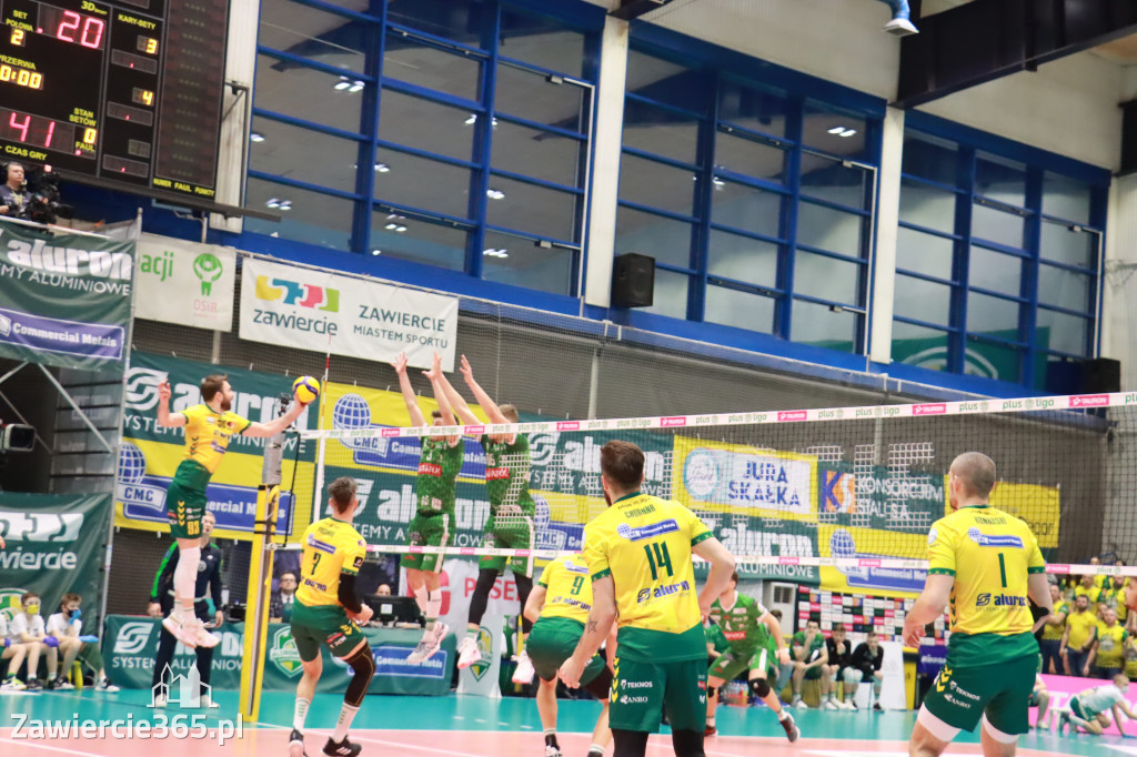 Aluron CMC Warta Zawiercie pokonała Indykpol AZS Olsztyn 3:2.