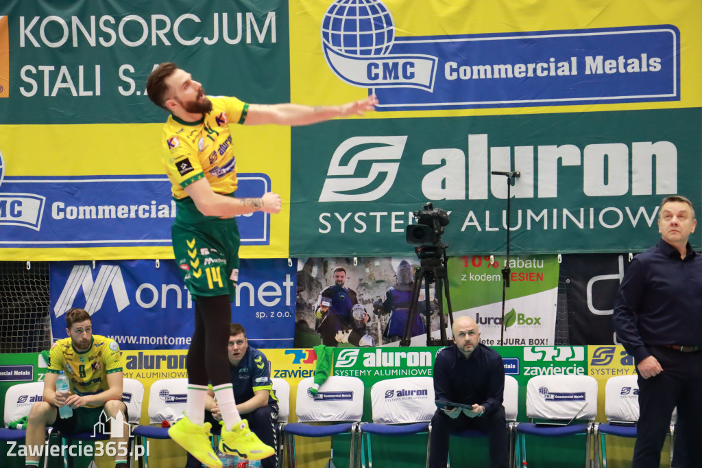 Aluron CMC Warta Zawiercie pokonała Indykpol AZS Olsztyn 3:2.