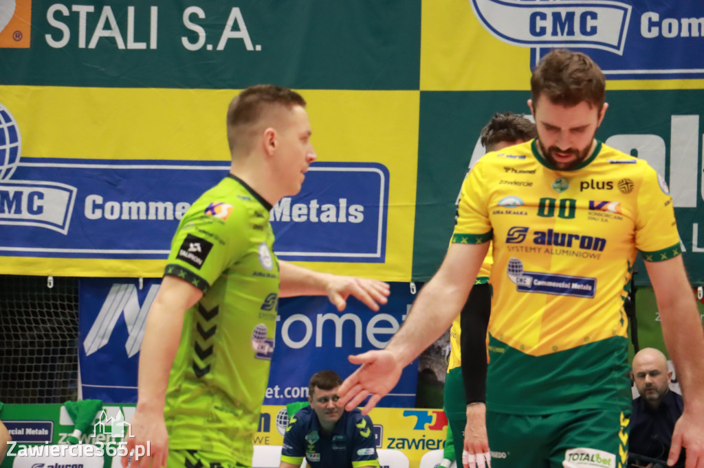 Aluron CMC Warta Zawiercie pokonała Indykpol AZS Olsztyn 3:2.