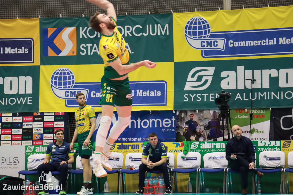 Aluron CMC Warta Zawiercie pokonała Indykpol AZS Olsztyn 3:2.