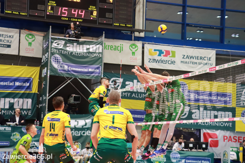 Aluron CMC Warta Zawiercie pokonała Indykpol AZS Olsztyn 3:2.