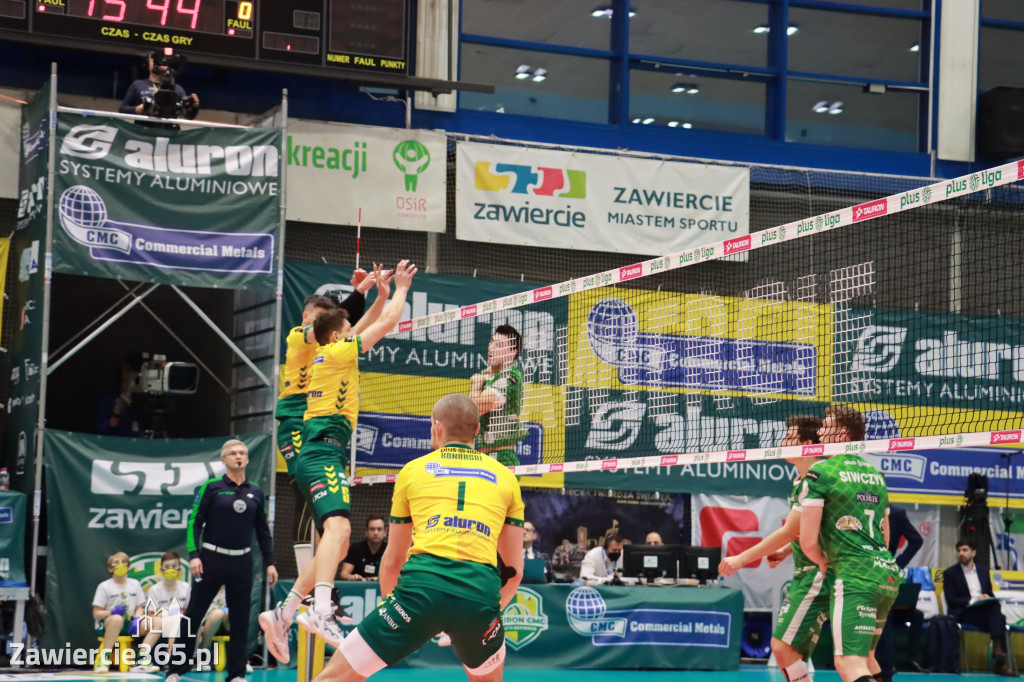 Aluron CMC Warta Zawiercie pokonała Indykpol AZS Olsztyn 3:2.