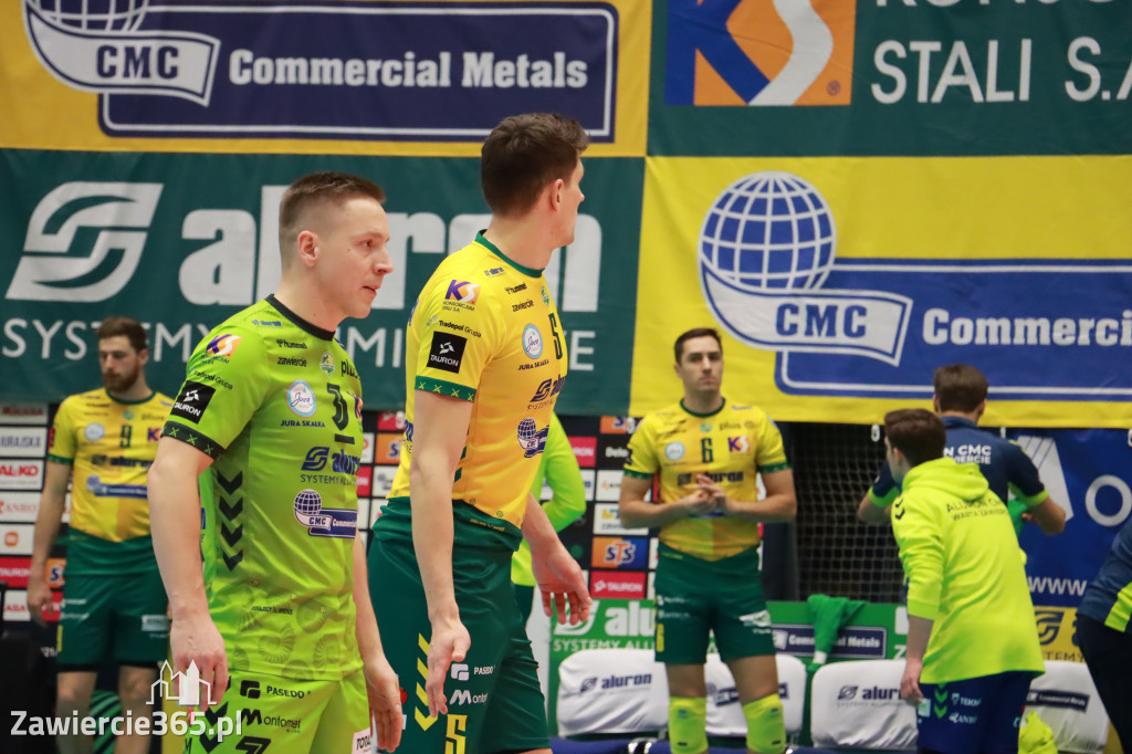 Aluron CMC Warta Zawiercie pokonała Indykpol AZS Olsztyn 3:2.