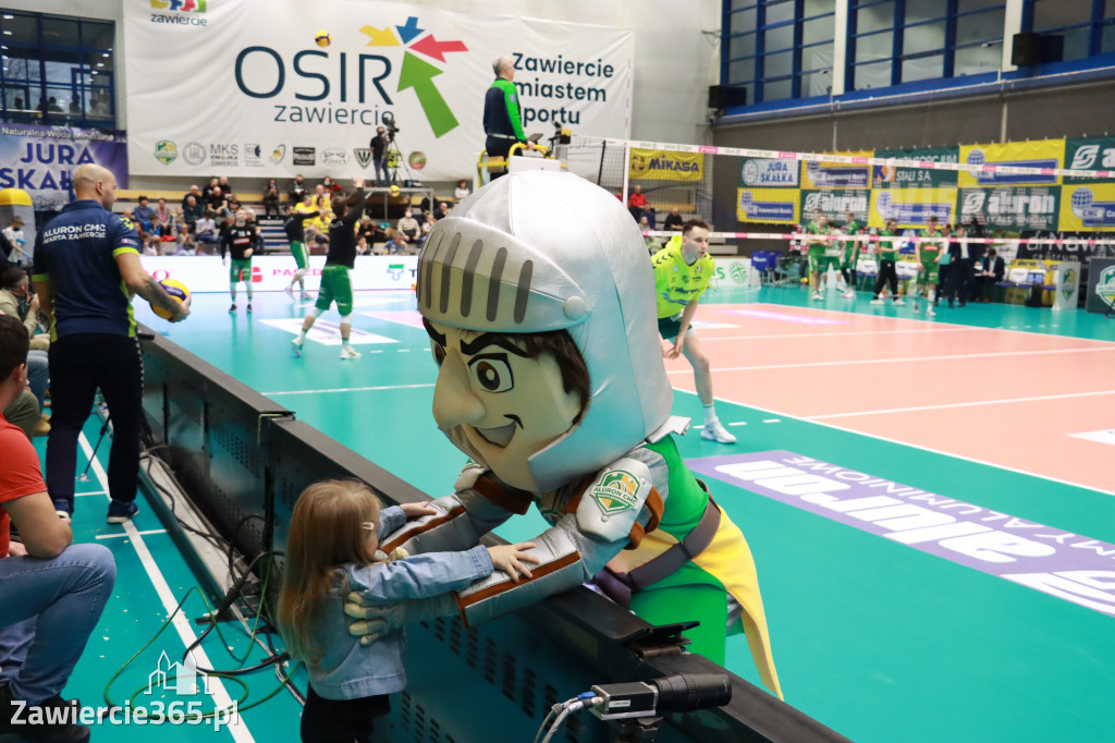 Aluron CMC Warta Zawiercie pokonała Indykpol AZS Olsztyn 3:2.
