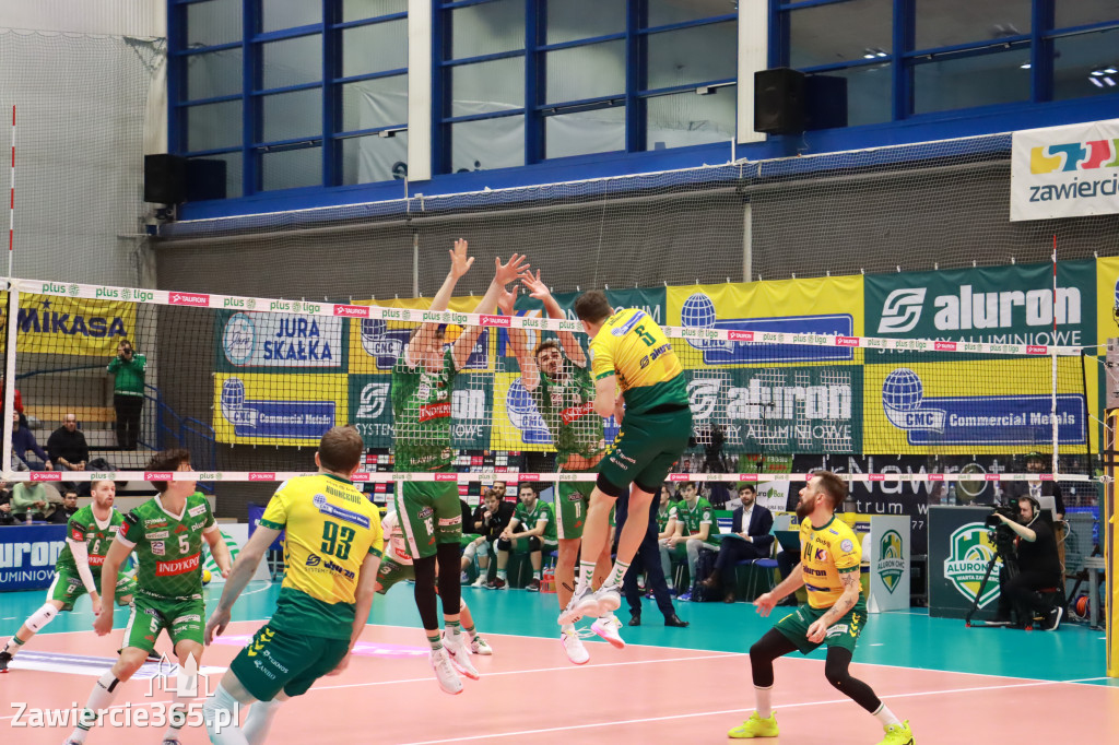 Aluron CMC Warta Zawiercie pokonała Indykpol AZS Olsztyn 3:2.