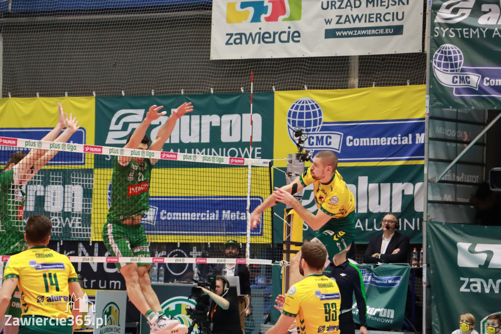 Aluron CMC Warta Zawiercie pokonała Indykpol AZS Olsztyn 3:2.
