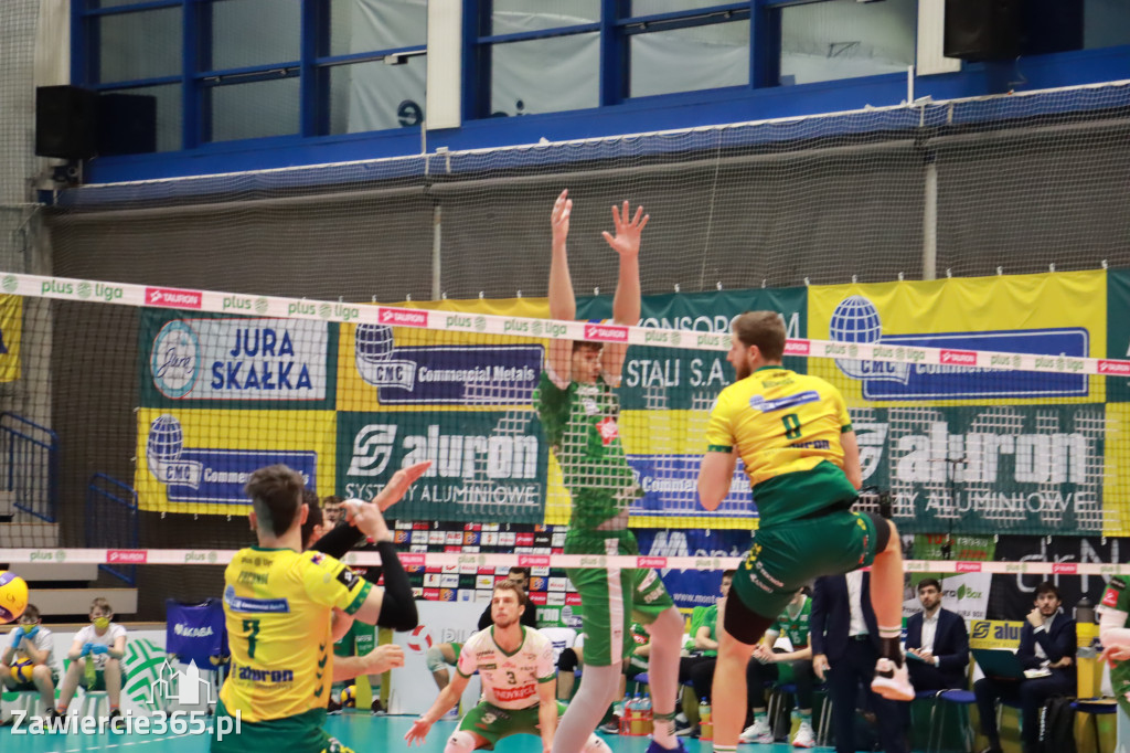 Aluron CMC Warta Zawiercie pokonała Indykpol AZS Olsztyn 3:2.