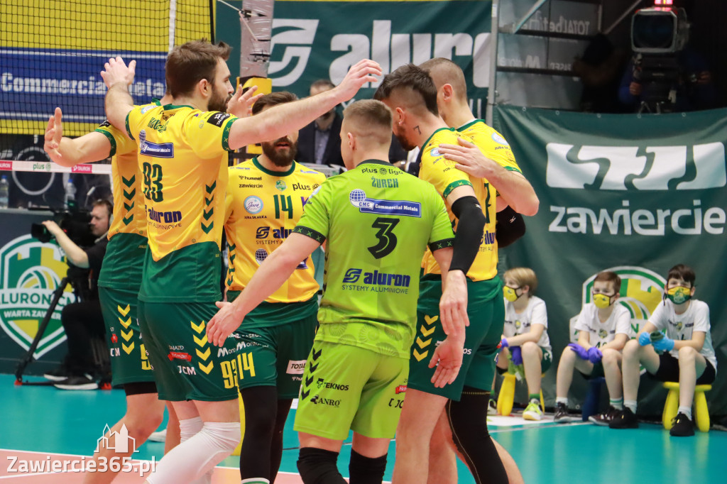 Aluron CMC Warta Zawiercie pokonała Indykpol AZS Olsztyn 3:2.