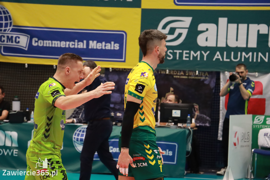 Aluron CMC Warta Zawiercie pokonała Indykpol AZS Olsztyn 3:2.
