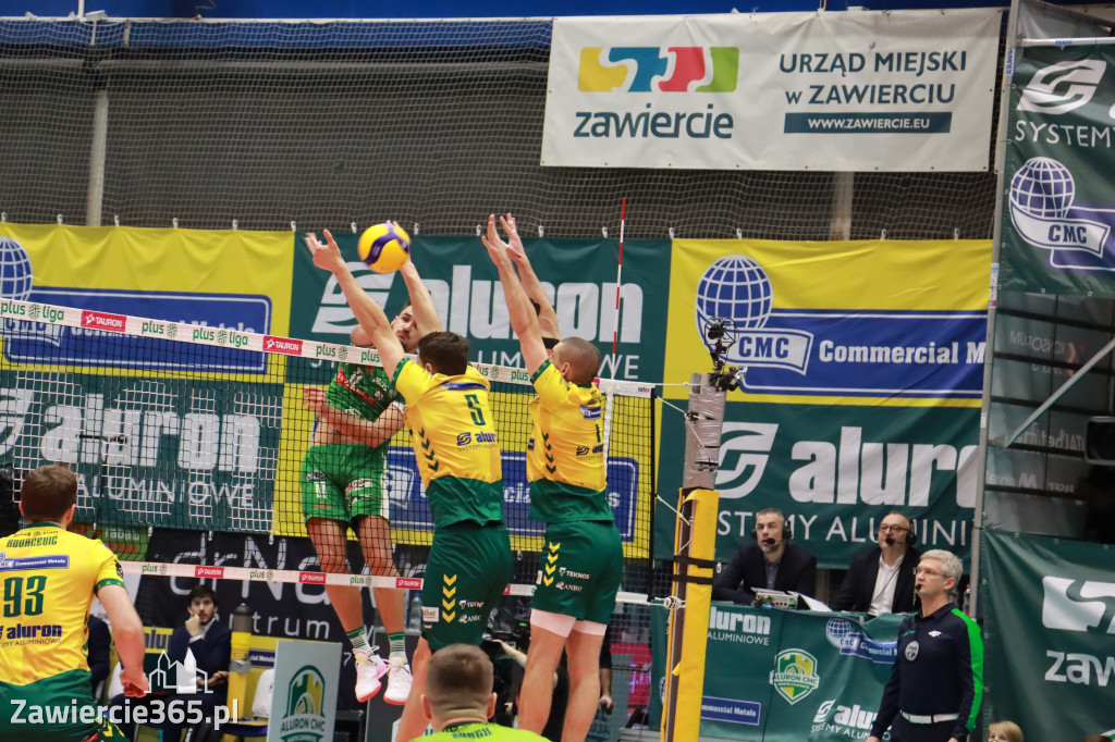 Aluron CMC Warta Zawiercie pokonała Indykpol AZS Olsztyn 3:2.