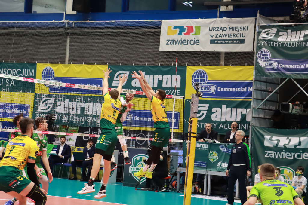 Aluron CMC Warta Zawiercie pokonała Indykpol AZS Olsztyn 3:2.