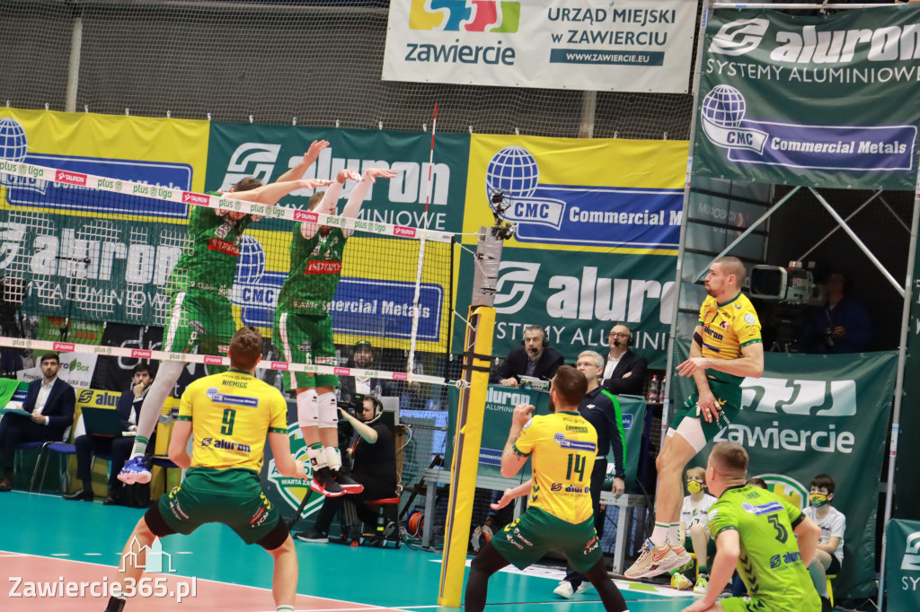 Aluron CMC Warta Zawiercie pokonała Indykpol AZS Olsztyn 3:2.