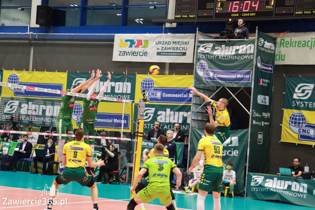 Aluron CMC Warta Zawiercie pokonała Indykpol AZS Olsztyn 3:2.
