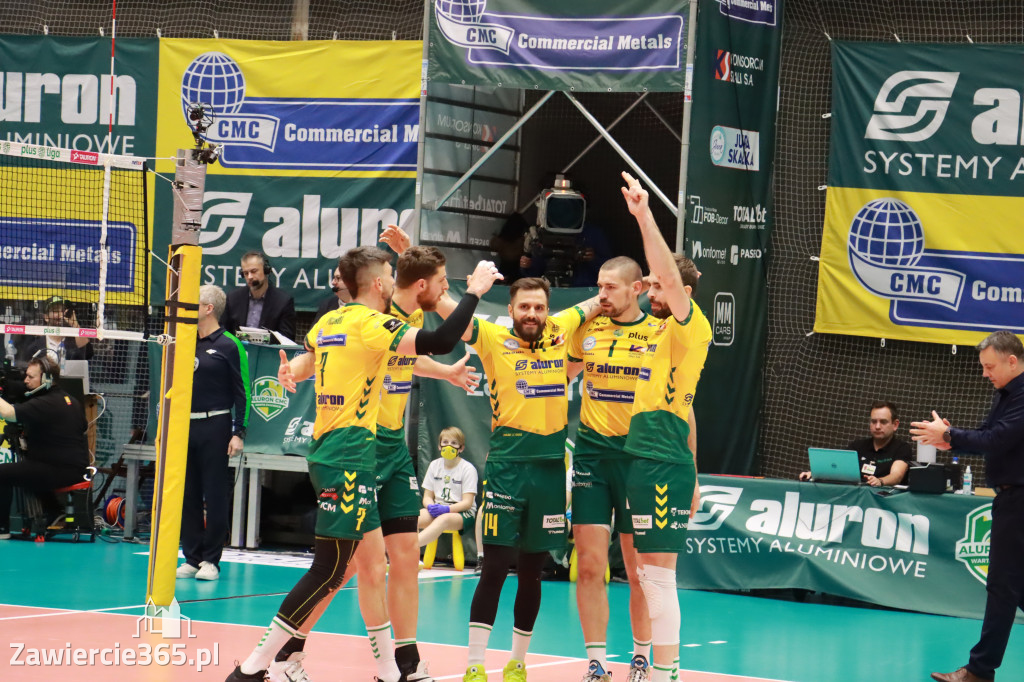 Aluron CMC Warta Zawiercie pokonała Indykpol AZS Olsztyn 3:2.