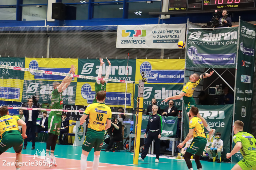 Aluron CMC Warta Zawiercie pokonała Indykpol AZS Olsztyn 3:2.