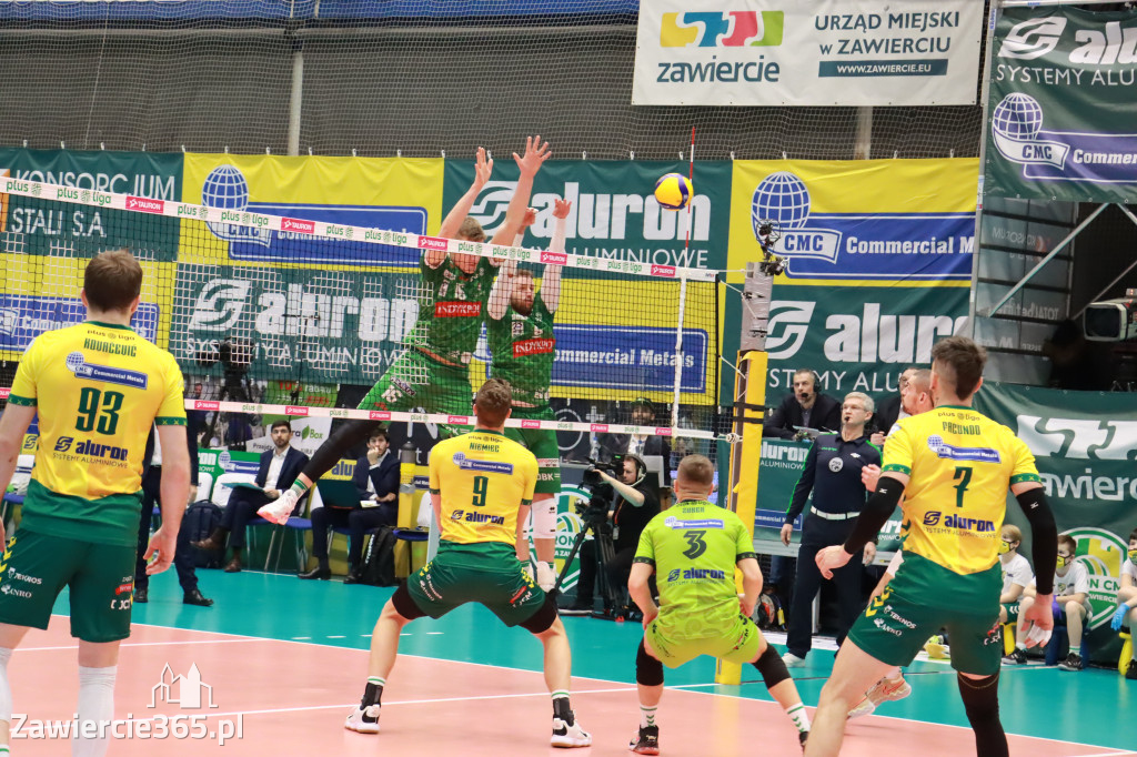 Aluron CMC Warta Zawiercie pokonała Indykpol AZS Olsztyn 3:2.