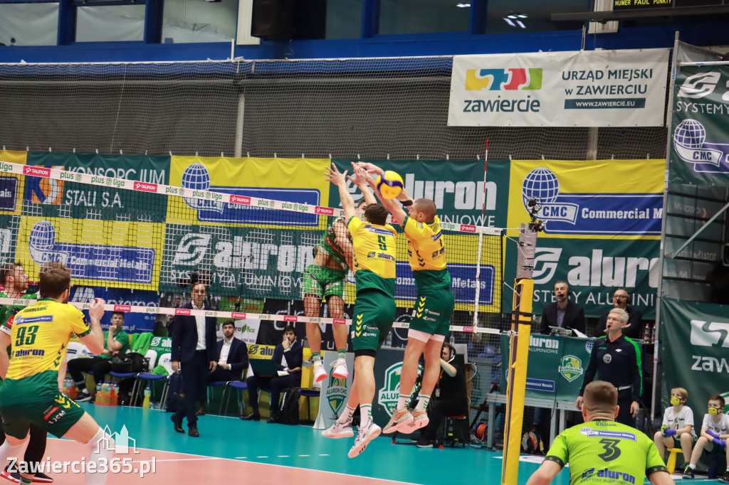 Aluron CMC Warta Zawiercie pokonała Indykpol AZS Olsztyn 3:2.