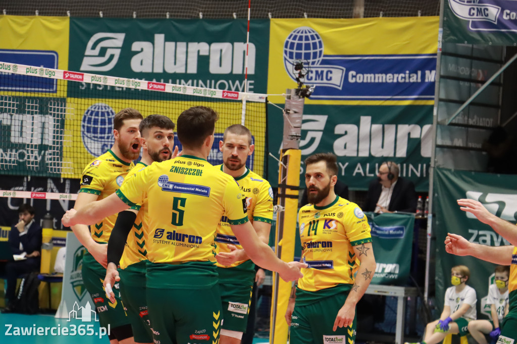 Aluron CMC Warta Zawiercie pokonała Indykpol AZS Olsztyn 3:2.