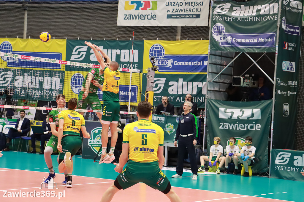 Aluron CMC Warta Zawiercie pokonała Indykpol AZS Olsztyn 3:2.