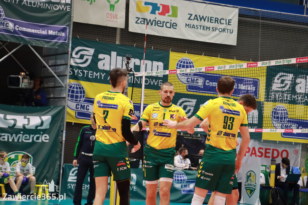Aluron CMC Warta Zawiercie pokonała Indykpol AZS Olsztyn 3:2.