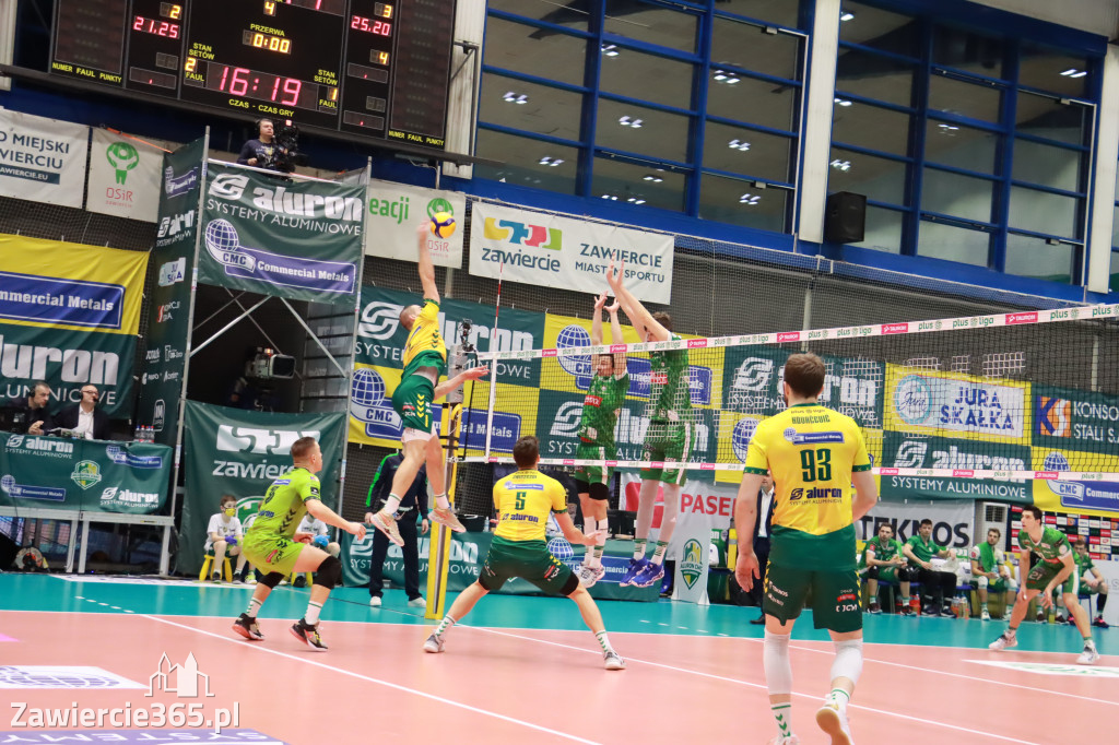 Aluron CMC Warta Zawiercie pokonała Indykpol AZS Olsztyn 3:2.
