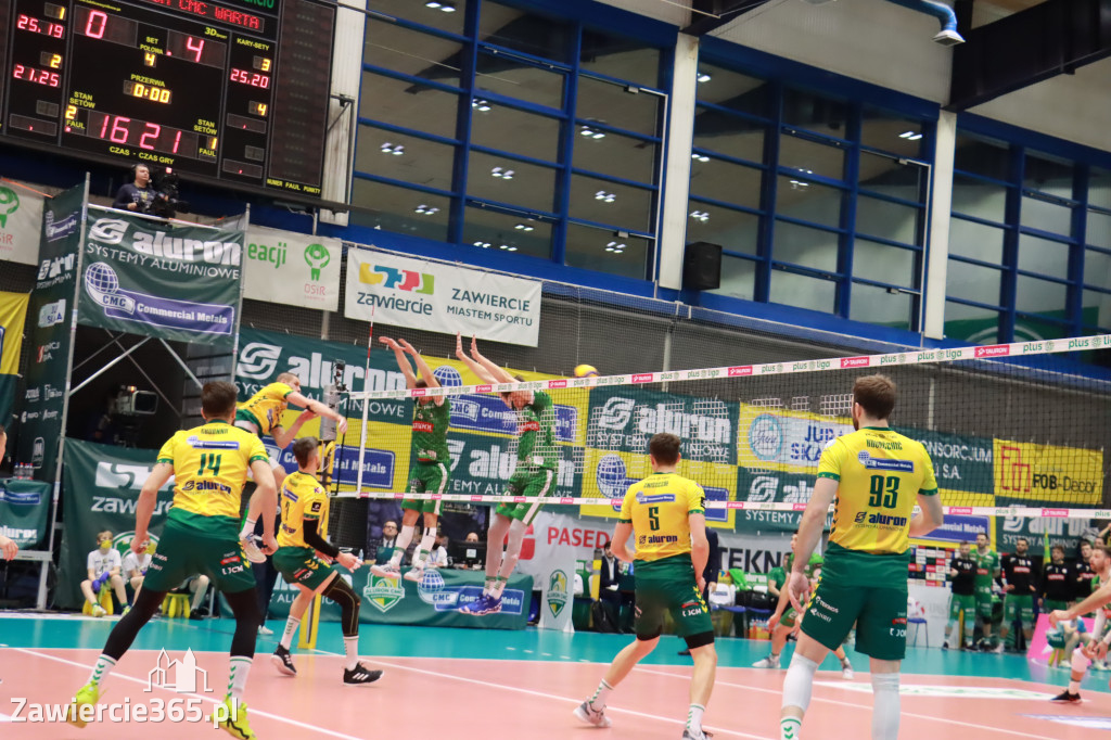 Aluron CMC Warta Zawiercie pokonała Indykpol AZS Olsztyn 3:2.
