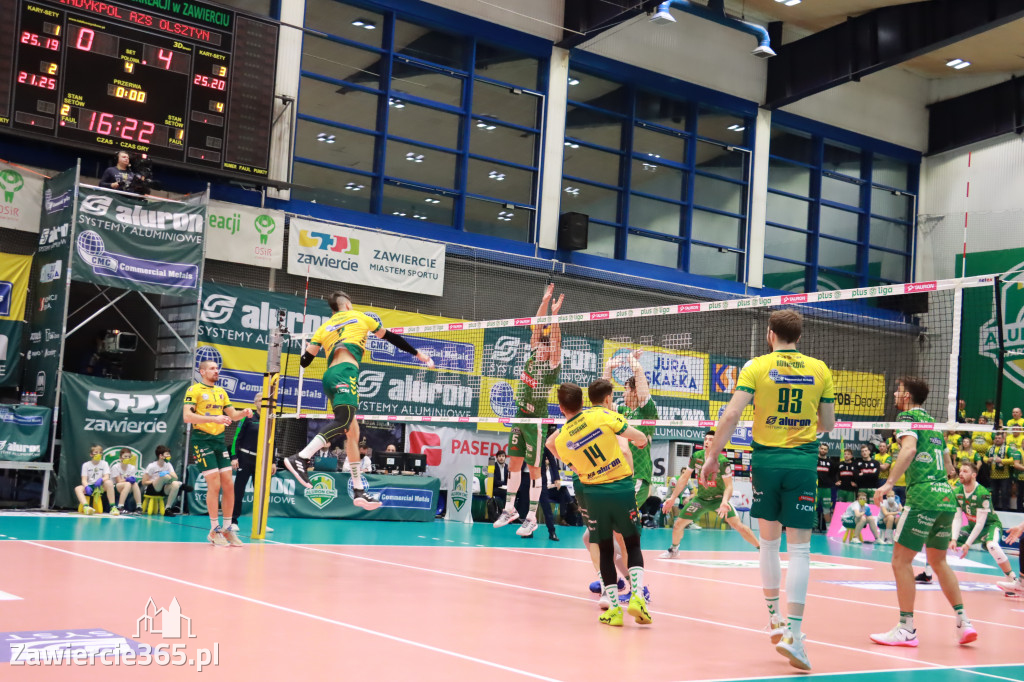 Aluron CMC Warta Zawiercie pokonała Indykpol AZS Olsztyn 3:2.