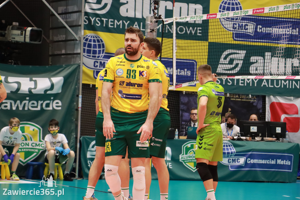 Aluron CMC Warta Zawiercie pokonała Indykpol AZS Olsztyn 3:2.