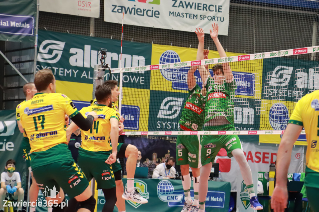 Aluron CMC Warta Zawiercie pokonała Indykpol AZS Olsztyn 3:2.