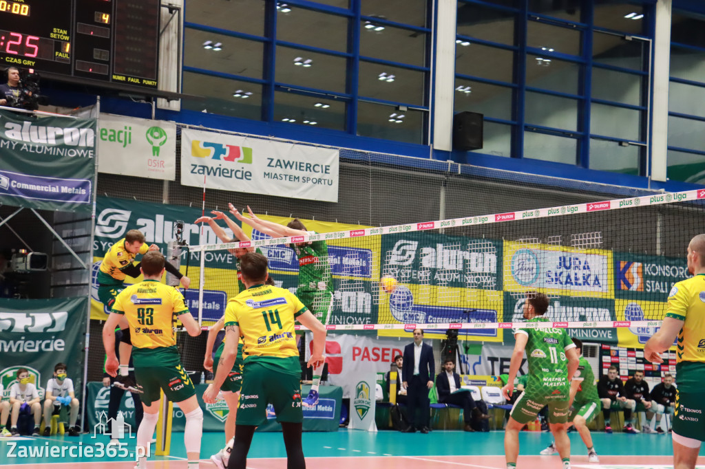 Aluron CMC Warta Zawiercie pokonała Indykpol AZS Olsztyn 3:2.
