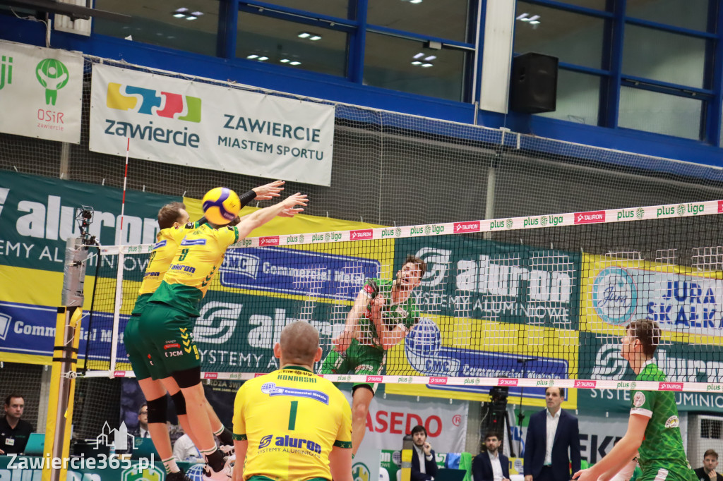 Aluron CMC Warta Zawiercie pokonała Indykpol AZS Olsztyn 3:2.