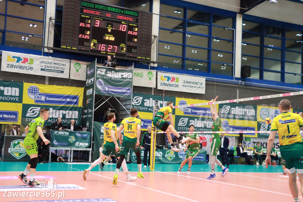 Aluron CMC Warta Zawiercie pokonała Indykpol AZS Olsztyn 3:2.