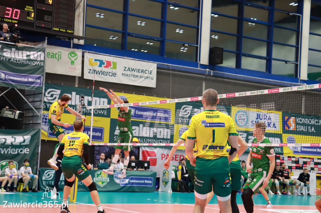 Aluron CMC Warta Zawiercie pokonała Indykpol AZS Olsztyn 3:2.