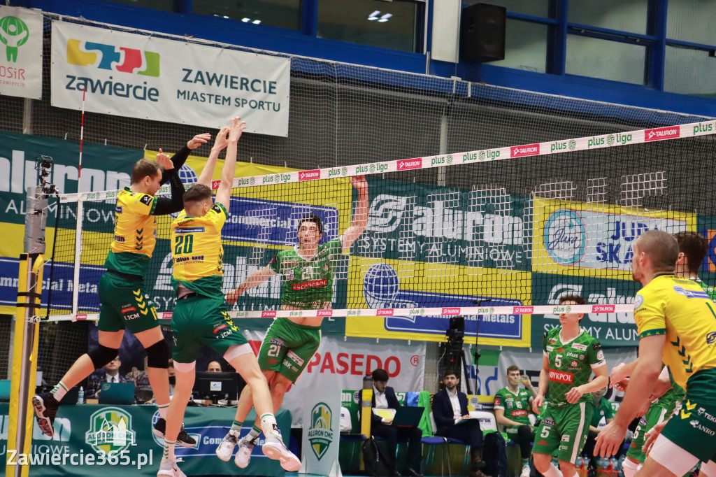 Aluron CMC Warta Zawiercie pokonała Indykpol AZS Olsztyn 3:2.
