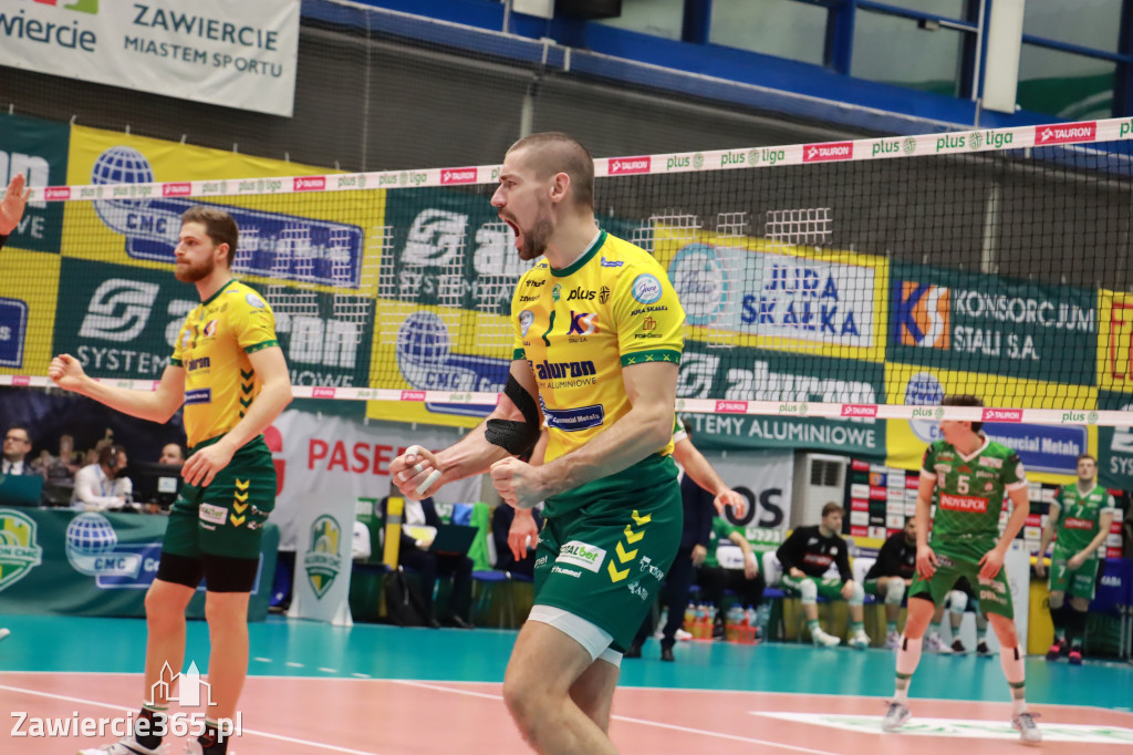Aluron CMC Warta Zawiercie pokonała Indykpol AZS Olsztyn 3:2.