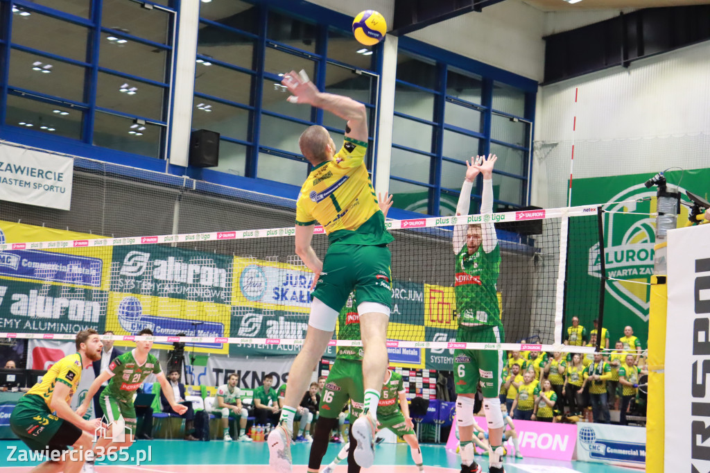 Aluron CMC Warta Zawiercie pokonała Indykpol AZS Olsztyn 3:2.