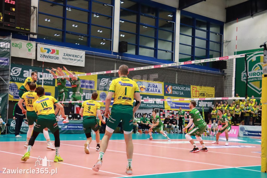 Aluron CMC Warta Zawiercie pokonała Indykpol AZS Olsztyn 3:2.