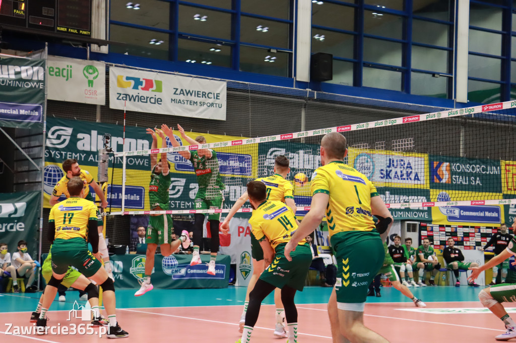 Aluron CMC Warta Zawiercie pokonała Indykpol AZS Olsztyn 3:2.