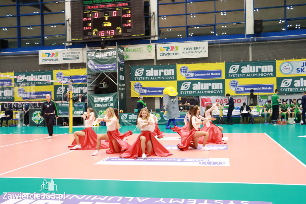 Aluron CMC Warta Zawiercie pokonała Indykpol AZS Olsztyn 3:2.