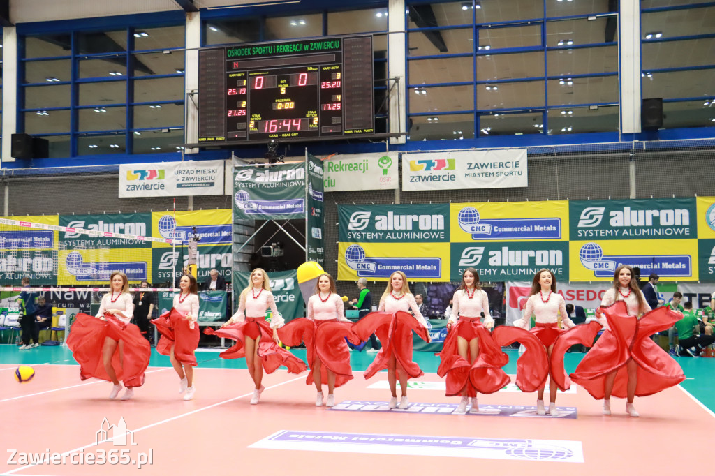 Aluron CMC Warta Zawiercie pokonała Indykpol AZS Olsztyn 3:2.