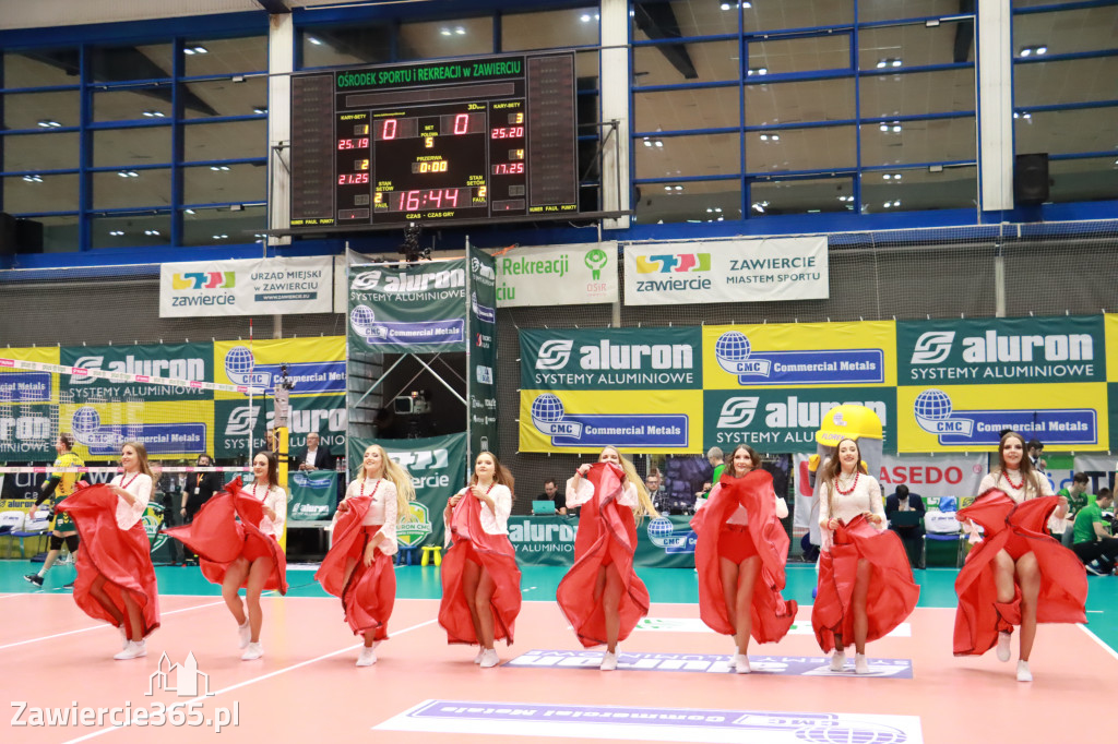 Aluron CMC Warta Zawiercie pokonała Indykpol AZS Olsztyn 3:2.