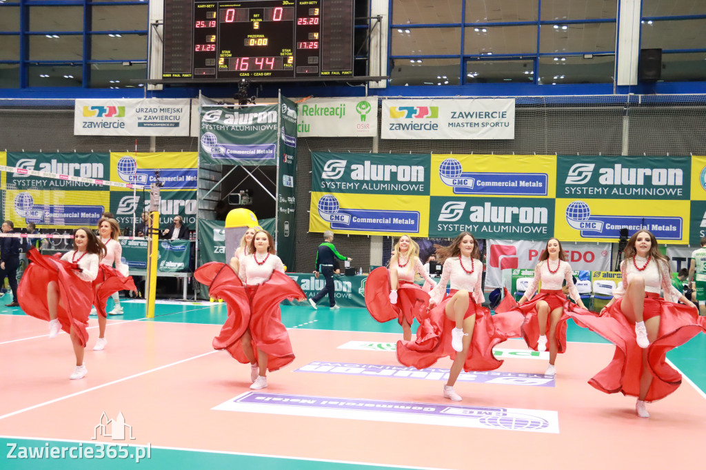 Aluron CMC Warta Zawiercie pokonała Indykpol AZS Olsztyn 3:2.