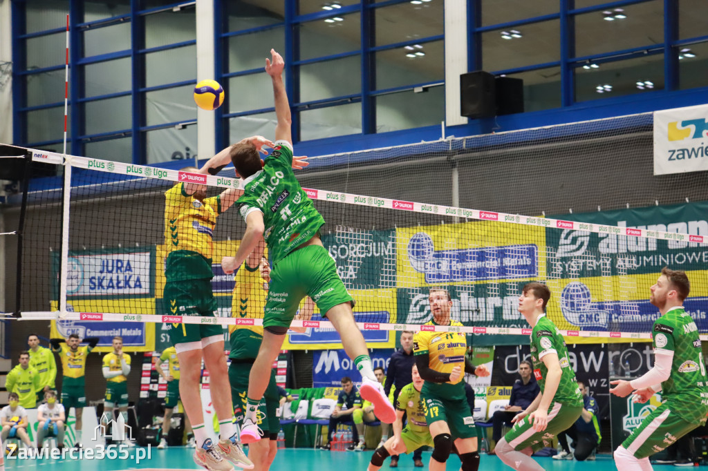 Aluron CMC Warta Zawiercie pokonała Indykpol AZS Olsztyn 3:2.