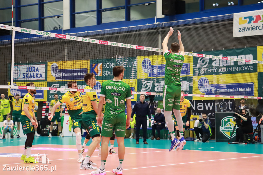 Aluron CMC Warta Zawiercie pokonała Indykpol AZS Olsztyn 3:2.