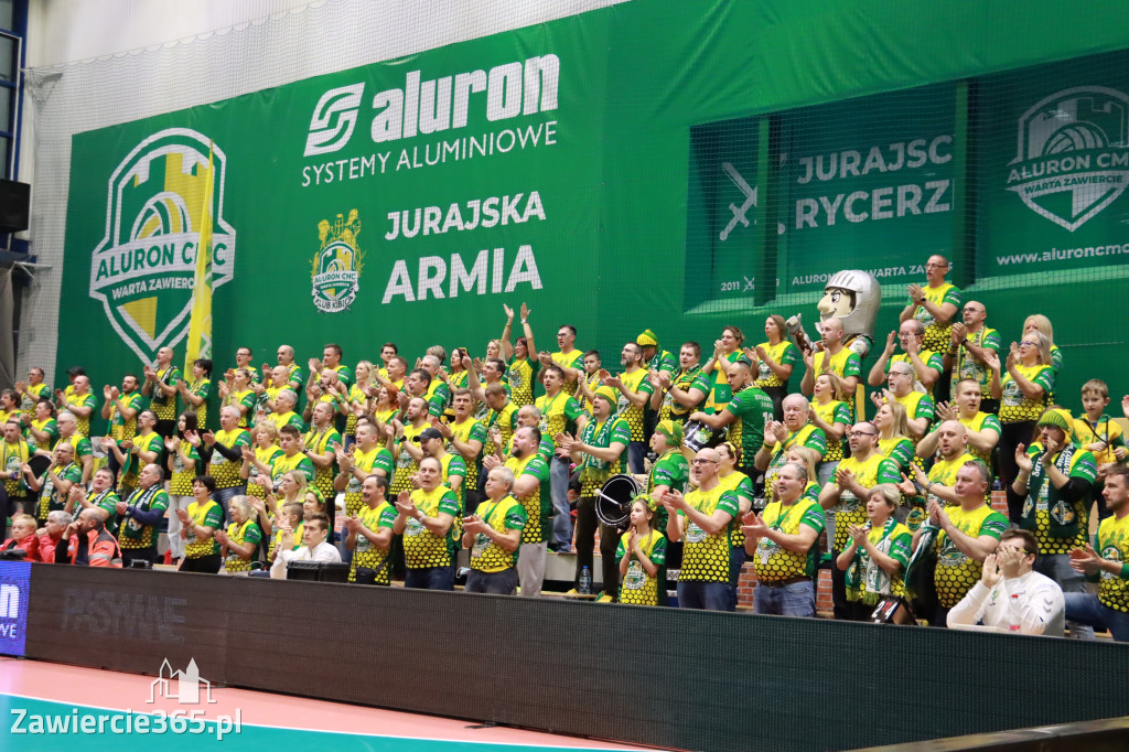 Aluron CMC Warta Zawiercie pokonała Indykpol AZS Olsztyn 3:2.