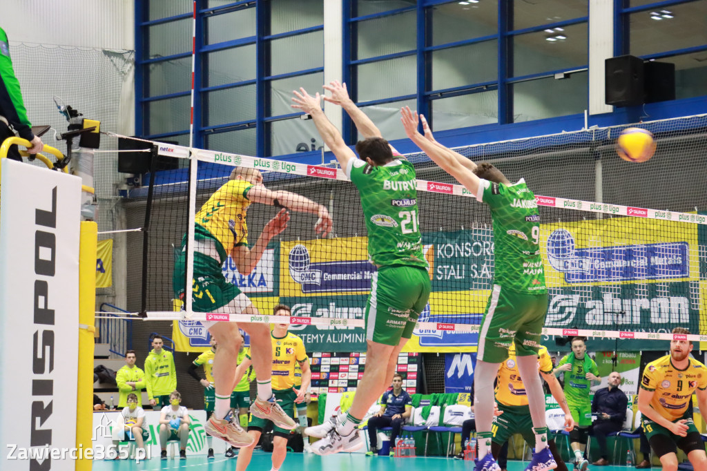 Aluron CMC Warta Zawiercie pokonała Indykpol AZS Olsztyn 3:2.