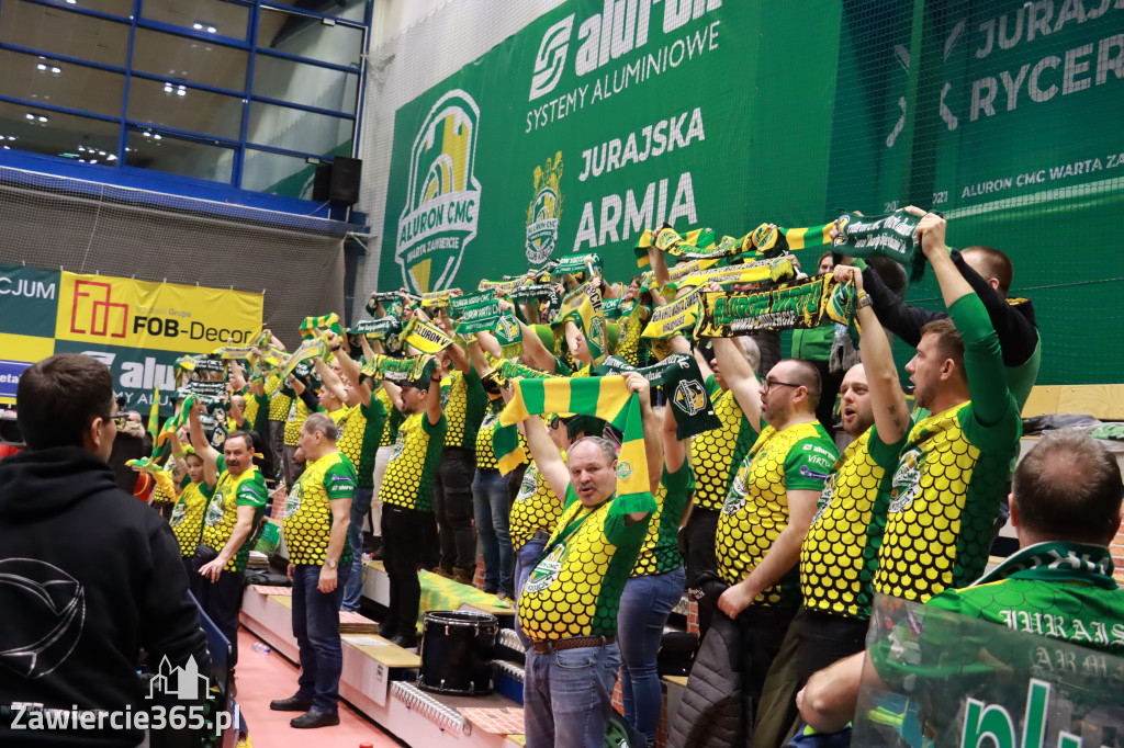 Aluron CMC Warta Zawiercie pokonała Indykpol AZS Olsztyn 3:2.