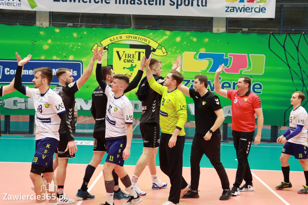  KS Viret CMC Zawiercie : AZS UJK Kielce  31:29