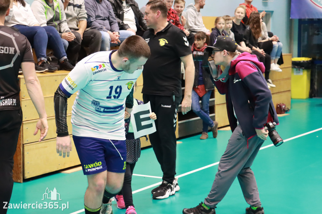 KS Viret CMC Zawiercie SMS ZPRP I Kielce Przegrywamy 30:40.
