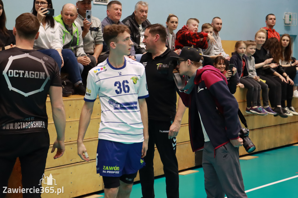 KS Viret CMC Zawiercie SMS ZPRP I Kielce Przegrywamy 30:40.